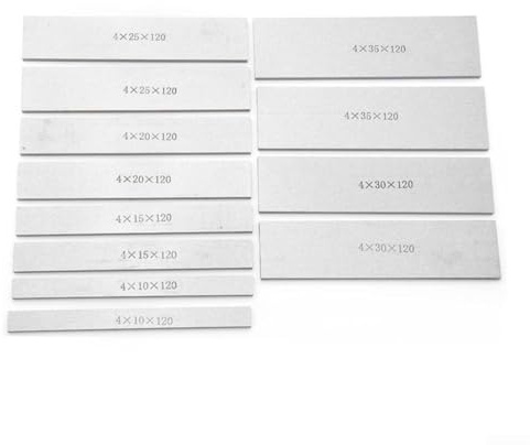 Kit di blocchi paralleli in acciaio legato da 120 mm, 12 pezzi, per macchinisti, utensili per fresatura e tornitura