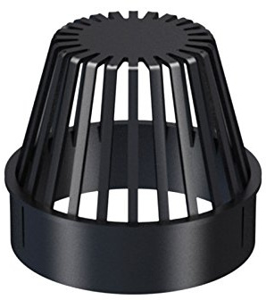 Laubfang für Flachdacheinlauf DN 100 / Steckverbindung Hart-PVC