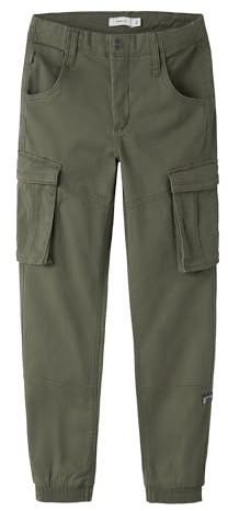 Name It Nkmryan Cargo R Twi Pant 2222-Ba Noos, Pantaloni Bambini e ragazzi, Verde (Deep Lichen Green), 164