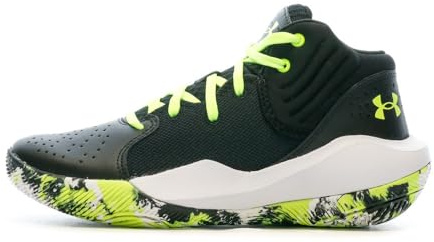Under Armour Grade School Jet '21, Court Performancence Unisex-Adulto, Nero, 38 EU
