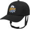 Stetson Fast Dry Cap - Curved Brim Baseballcap - Unifarbene Kappe mit Kinnband & Klettverschluss - UV-Schutz 40+ - Unisex - Frühjahr/Sommer schwarz One Size