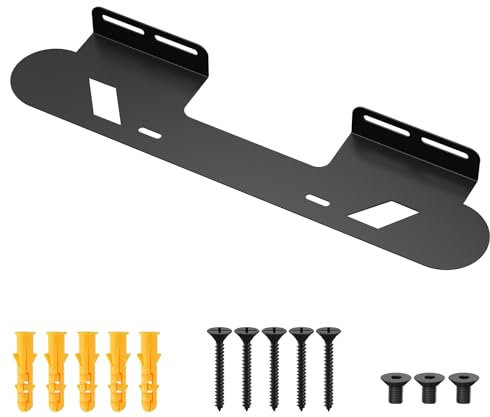 BYMECOST Soundbar Mount for Sonos Beam, Wall Mount Bracket Compatible with Gen 1 & Gen 2, Sonos Beam Sound Bar Mounting Bracket Under TV, Includes All Necessary Mounting Hardware, Mounts Bracket