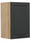 Vicco Hängeschrank R-Line, hängender Küchenschrank, Anthrazit Landhaus, 40 cm