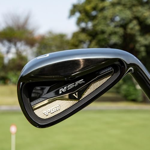 #7 - Mazza da golf in ferro a 30 gradi, per destrorsi, leggera, in carbonio/acciaio, per uomini, principianti e professionisti, sport da golf (#7, con asta di cartone S)
