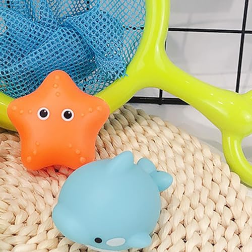 Jectse Jouets de Bain pour bébé, Jouet Flottant Clignotant pour Enfants, D'animaux Aquatiques Lumineux à Induction pour S'amuser dans la Baignoire, éclairage Sûr et sécurisé pour un Bain Heureux - 1