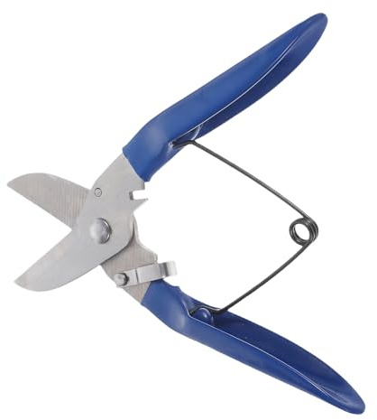 Veemoon Tijeras de Podar de Jardín Mango de Plástico Azul, Acero Inoxidable para Ramas Gruesas, Podador Portátil Multifunción para Árboles Frutales, Bonsáis y Flores, Herramienta