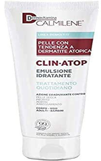 Dermovitamina Calmilene Clin Atop - Emulsione Corpo e Viso - Per le pelle dermatite atopica e xerosi, pelle secca, prurito, arrossamento - 99% ingredienti di origine naturale - 400 ml