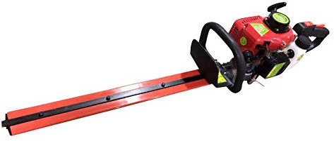 LENJKYYO Benzin Heckenschere Elektro Motorheckenschere Freischneider 1,25PS Gartenschere Motor mit Handschutz, Metallgetriebe, Alu-Messerabdeckung