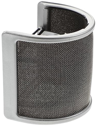 DOITOOL Filtro Antipop para Micrófono, Pantalla Antiviento de Plástico y Metal, Fácil de Ensamblar, Reduce Pops, Grabación de Voz