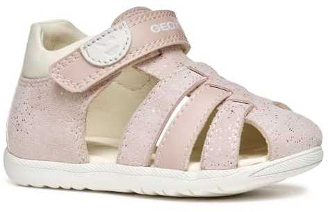 GEOX BABY B SANDAL MACCHIA GIR WHITE/SILVER 22_EU
