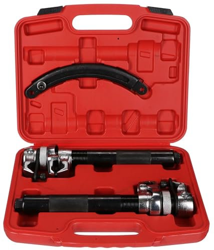 SIXTOL Mechanic Spring Set 3 | Compresseur de Ressorts McPherson 280 mm | Kit Professionnel 2 pièces avec Coffret