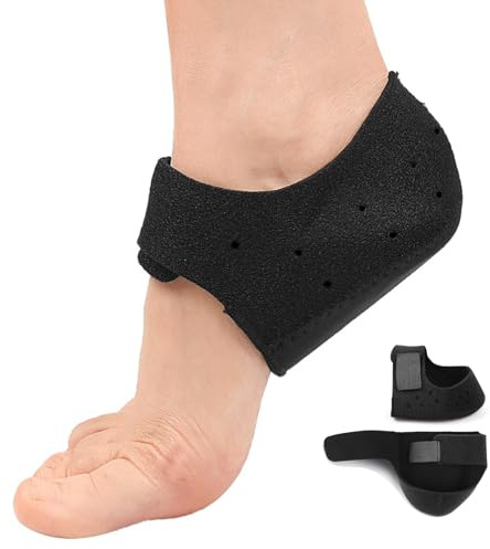 Okaywork 2 pcs Traspirante talloniera per spina calcaneare Protezioni per tallone in gel per fascite,solette per tallonite per,sollievo dal dolore, fascite plantare cuscino di supporto per tallone