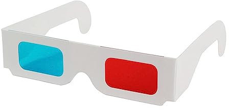 OSALADI 3D-filmbrille 20 Stück Stereoskopische Brille Mit Papierrahmen Für Partys Und Kino