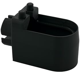 Wandhalterung – Kompatibel mit Philips Sonicare HX6100 Ladegerät, robuste Steckdosenhalterung, Made in Germany (Schwarz)