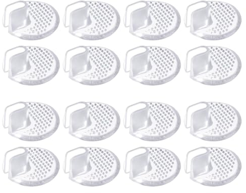 FIMWOLZ 8 Paia Protezioni in Gel di Silicone per Dita dei Piedi, Cuscinetti Antiscivolo per Infradito, Protezione per Uomo e Donna