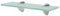 ARKEM Schwebendes Regal Glas 30x20 cm 8 mm Wandregal Ohne Bohren Waschbecken Ablage