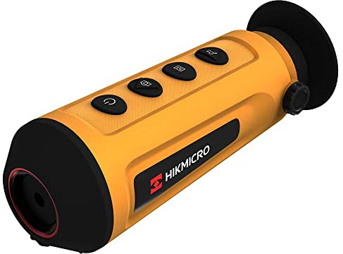 HIKMICRO Budgie S BE07S tragbares Wärmebildmonokular/Wärmebildkamera zur Personen- und Tiererkennung, Beobachtung und Entfernungsmessung, mit integriertem 8 GB Speicher, WLAN Hotspot