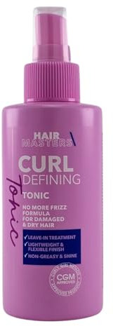 Hairmasters Curl Defining Tonic No More Frizz Formula per capelli secchi e danneggiati 150 ml
