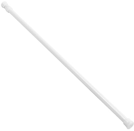 BESPORTBLE Asta Telescopica senza Fori in Acciaio 50-90 CM Asta per Stendere Vestiti e Tendaggio Multiuso per Armadio e Porta Installazione Semplice per Uso Domestico