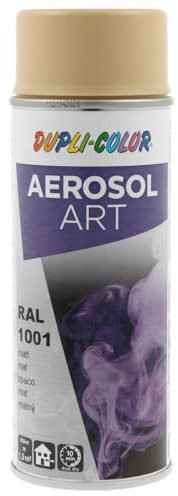 Dupli-Color Aerosol Art Lackspray Graffiti Dose - wetterfest, lichtecht und UV-beständig - Graffiti-Spray 400ml, beige matt RAL 1001