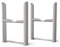 UK RADIATORS- Alpha Column Radiator Feet - 4 Column Gloss - Sturdy Support for Radiators - Enhance Stability and Style - Easy Installation