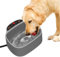 Toozey Beheizter Wassernapf für Hunde, Einstellbare Temperatur Beheizter Hundenapf, 180cm Anti-Bite Kabel, 2500 ML Thermostatisch Haustiernapf, Ideal für Winter