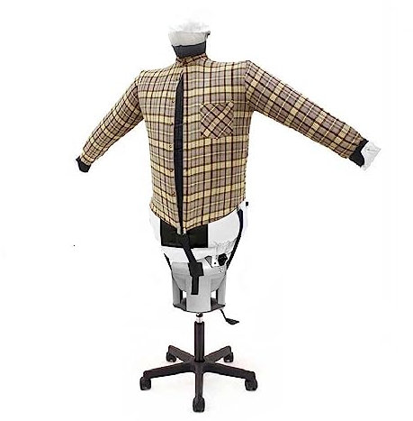 AEOLUS Iron Dryer Automatically Dries Irons Shirts Polo-Shirts Blouses Refresh Sanitizes Garments Ironing System Ironer Dryer 4 in 1 Vertical Ironing 3 Programs Energy-Saving SA06 S ECO INOX