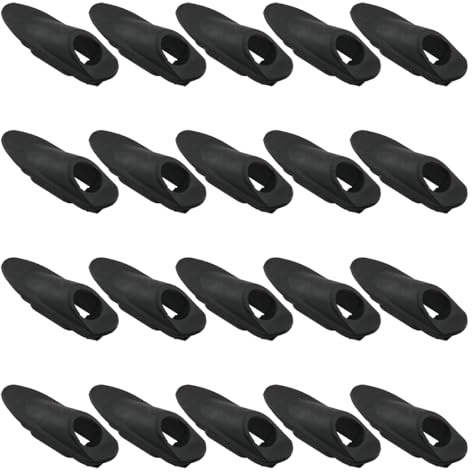 Ruiwaer 20PCS Black Bike Brake Derailleur Shifter Housing Grommets Internal Wiring Routing Kits Frame Plugs Bicycle Frame Embedded Single Hole Buckle Internal Cable Routing Kit Bicycle Frame Plugs