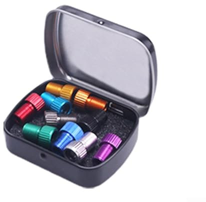 Benutzerfreundlicher Fahrradventiladapter für Dunlop-Autoventil, 10-teiliges Set