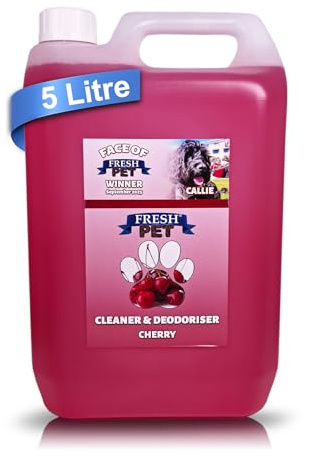 Trade Chemicals Fresh Pet Kennel/Cattery Disinfectant and Deodoriser - 5L (CHERRY)