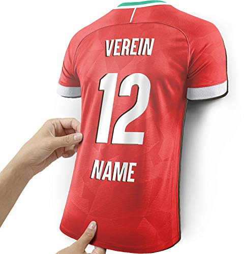 Elbeffekt Trikotlampe für Liverpool Fans aus Holz - personalisierbares Geschenk - schenke Dein individuellen Liverpool Fanartikel aus Echtholz