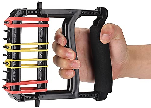 YPCBYNBS Hand Exerciser,Finger Exerciser and Hand Strengthener for Hands,Finger,Wrist,Forearms and Thumbs Therapy,Black