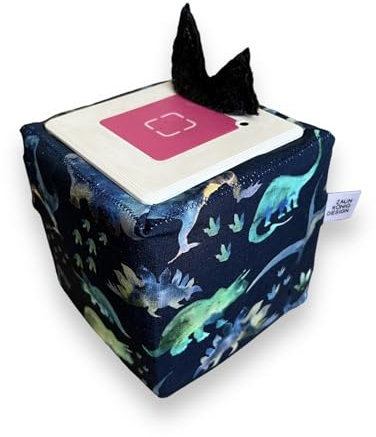 Toniebox Jungs Bezug, Schutzhülle, Hülle, Überzug mit Namen - Dinosaurier, T-Rex - Zaunkoenigdesign