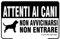 Social Crazy - Cartello Segnaletico 20x31 cm - Alluminio - Nero - Segnale di Avvertimento Cautionary - Montaggio a Parete