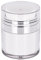 15/30/50/100ML Airless Pump Bottle Moisturiser Container, Refillable Cosmetic Face Cream Container Dispenser, Lotions and Creams Leak Proof Travel Vacuum Pump Jars for Women and Men White 100ML
