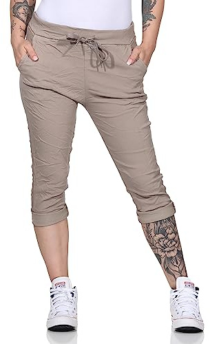 simaranda Pantaloni corti da donna Capri 8264, fango, 38/44