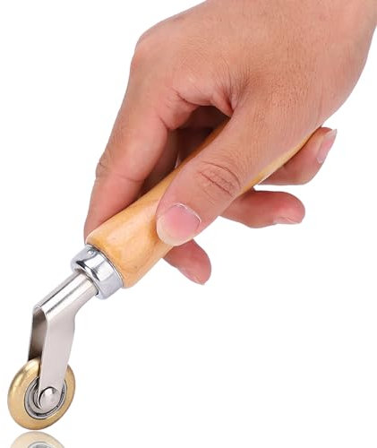 Herramienta de Prensa Manual Rodillo de Costura Manual Espesor de Rueda de 6 Mm Latn Dimetro de Rueda de 30 Mm para Soldadura Superpuesta rodillo para esquinas rodillo para esquinas Ruloları