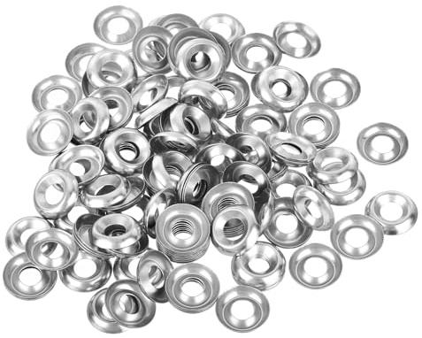 QUARKZMAN #8 Rondelle à Cuvette Fraisée en Acier Inoxydable 304, 200 Pièces de Rondelles de Finition pour Vis