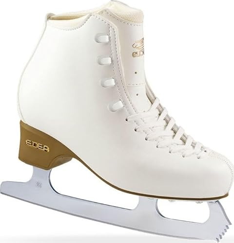 L'Estel Skates - Edea - Stivali Edea Tempo+Lame Grado 2 - Pattinaggio su ghiaccio (Bianco, 220/33)