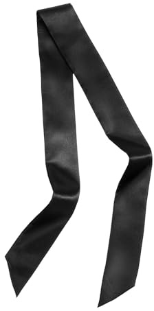 ZOUIQSS Neck Scarf Solid Color Satin Scarf Skinny Neckerchief for Women Purse Wrap Handle Satin Belt