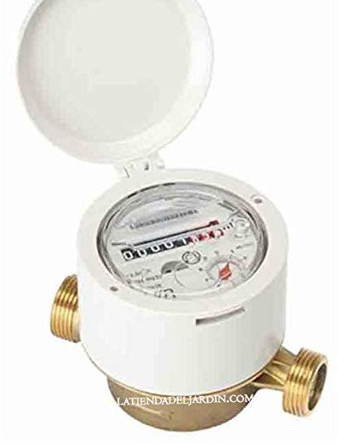 Suinga CONTADOR DE AGUA 15mm R160 RESIDENCIAL chorro único para AGUA FRIA. Permite el uso con agua potable. Contador de LATON 3/4 macho. Caudal máximo 2,5 m3/h.