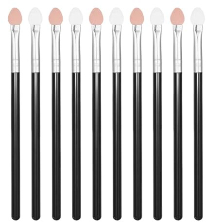 10PCS Eyeshadow Applicators, Portable Eye Shadow Applicator, Eye Makeup Applicators, Eyeliner Brush Beauty Tool