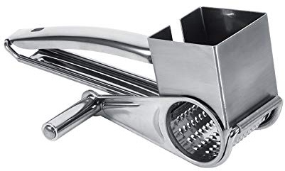 Rallador giratorio de mano, herramienta para triturar rebanadas, rallador giratorio para manualidades de cocina, suministros para hornear para rallador de cocina de queso