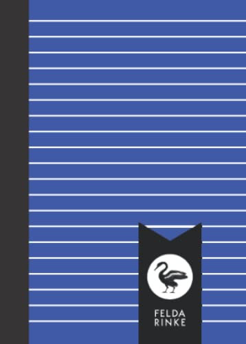 A6 Notizheft Blau Liniert: 110 Linierte Seiten - 55 Blatt | Lineatur 51 | Notizbuch | Oktavheft