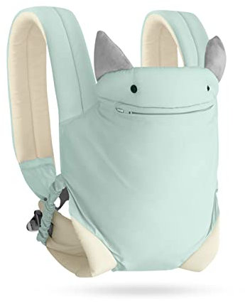 SONARIN 4-in-1 Leichte Babytrage,Baumwolle Atmungsaktive Babytragetasche Ergonomisch Kindertrage Baby Tragesystem für Neugeborene ab Geburt 0-36 Monate,Bauchtrage Rückentrage(Blau)