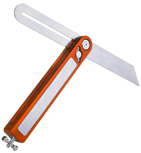 O'SKOOL Calibro a T scorrevole con lama in acciaio inossidabile da 25,4 cm e manico in alluminio,Falsa squadra