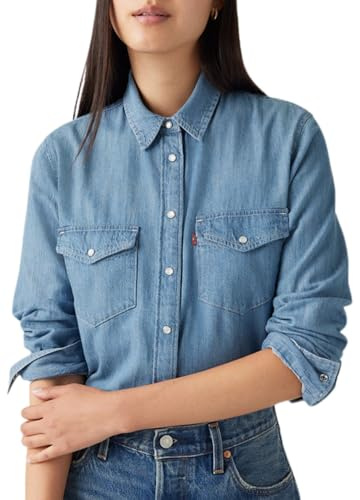 Levi's Women's Iconic Western Shirt, Play Break, L