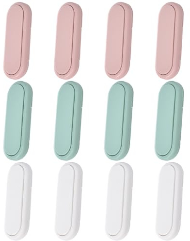 Chiusure di Sicurezza per Bambini, 12 Pezzi Blocca Cassetti per Bambini, Chiudi Cassetti Bambini, per Armadietto Nessun Trapano Necessario, Sicurezza Cassetti Bambini Blocca per Armadio, Frigorifero