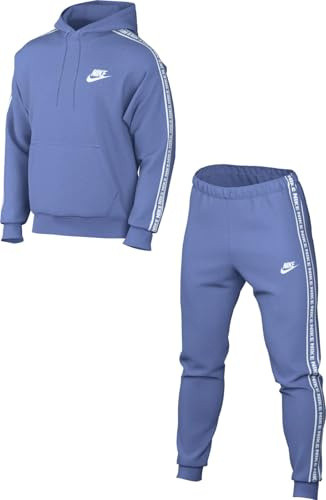 Nike FB7296-450 Club Fleece Tracksuit Herren Polar/White Größe XL