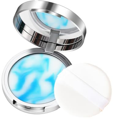 Baorder Cipria da Viso,Candy Bella Cipria Fissante Trucco,polvere naturale per il viso,Polvere Opacizzante a Lunga,leggero e impermeabile,Compatta in Gel Effetto Natural